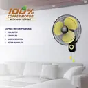 USHA Maxx Air Ultra 400MM Wall Fan (Golden) - Image 4