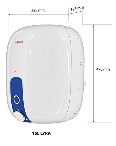 Venus Lyra 15L Geyser – 2000W, 5 Star, High Pressure (Open box / Without Box) - Image 3