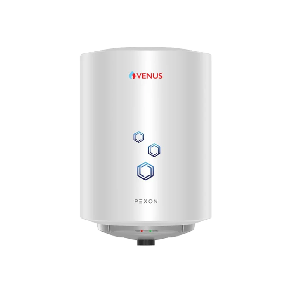 Venus Pexon 15L Storage Water Heater (704251) – White, 4 Star Rated, Hard Water Compatible, Permacoat Inner Tank