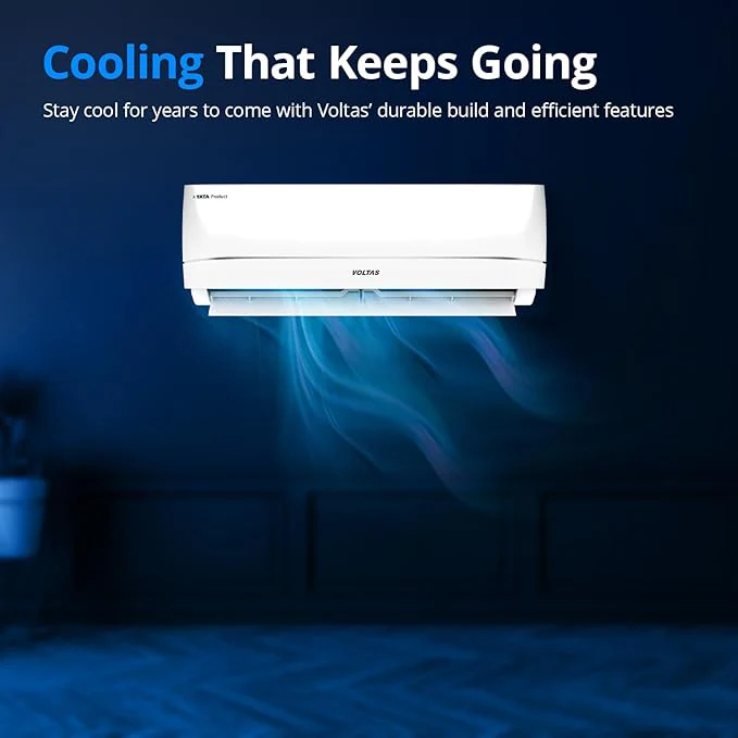 Voltas 1.5 ton, 3 Star, Hot &amp; Cold Inverter Split AC (Copper, 4-in-1 Adjustable Mode, Anti Fungi Technology, Voltas SAC 183VH Vectra Zenith Silver) - Image 5