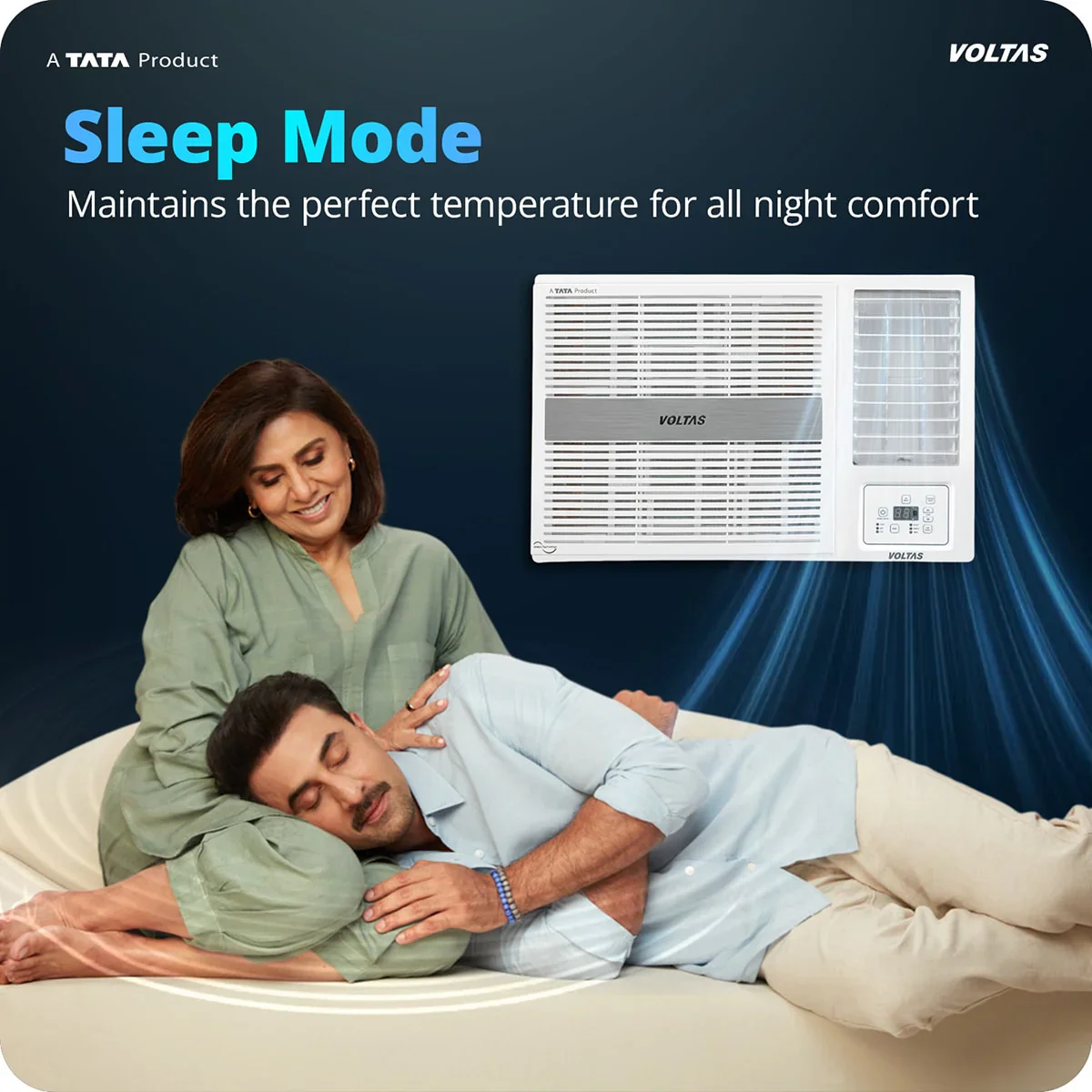 Voltas 1.5 ton 3 Star Inverter Window AC (Copper, 2-in-1 Cooling Modes, Anti-Dust Filter, 2-Way Swing, Memory Restart, Sleep, Mode 2026(183INV PEARL, White) - Image 11