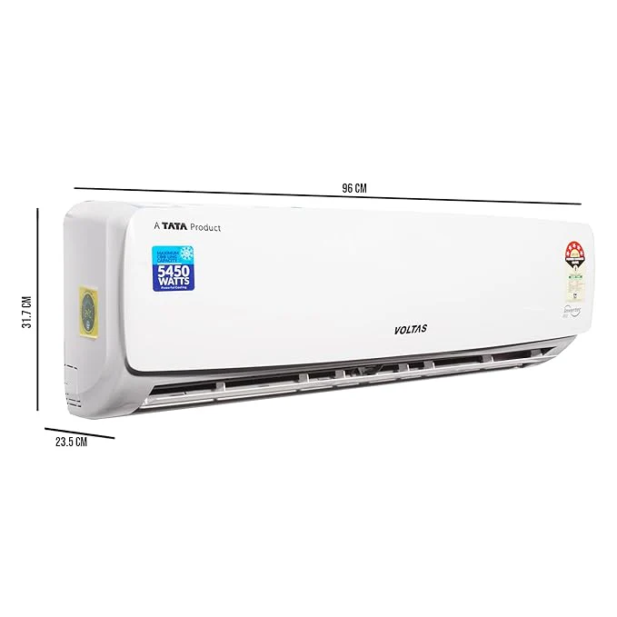Voltas 1.5 Ton 5 Star 5-in-1 Convertible Inverter Split AC, 185V Vertis Magnum(Dual temp display, Turbo tech, Anti Fungal, 100 percent Copper, 2023) - Image 3