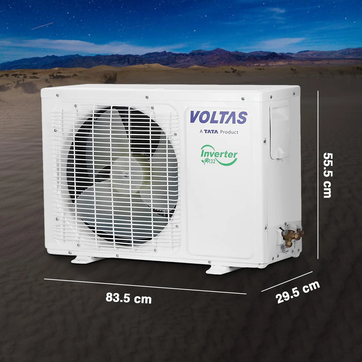 Voltas 1.5 Ton 5 Star, Inverter Split AC(Copper, 4-in-1 Adjustable Mode, Anti-dust Filter, 185V Vectra Elegant,White) - Image 6