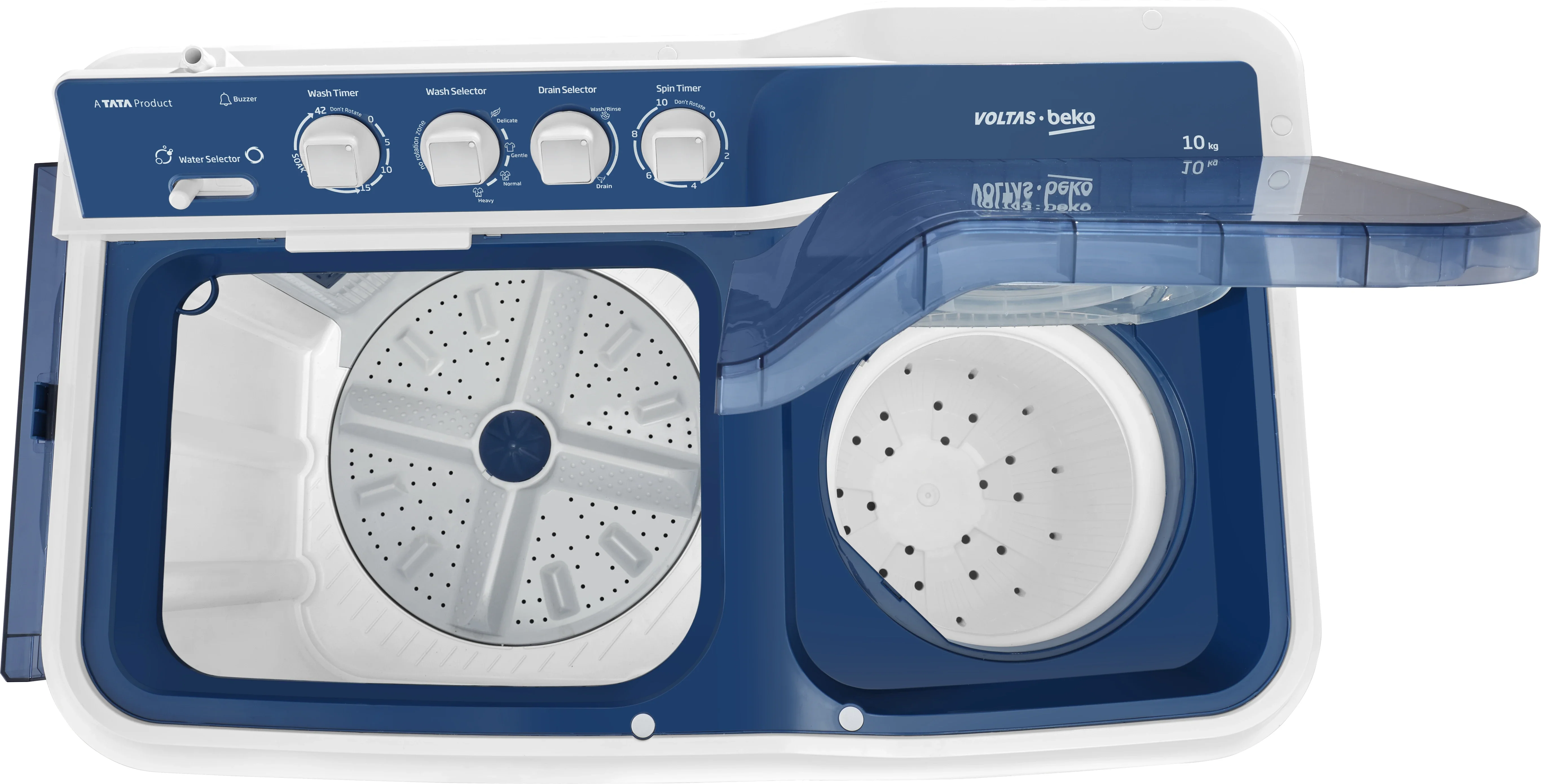 Voltas 10 Kg Semi Automatic Top Load Washing Machine  WTT10UEA1/BKSSBK4PTDA - Image 2