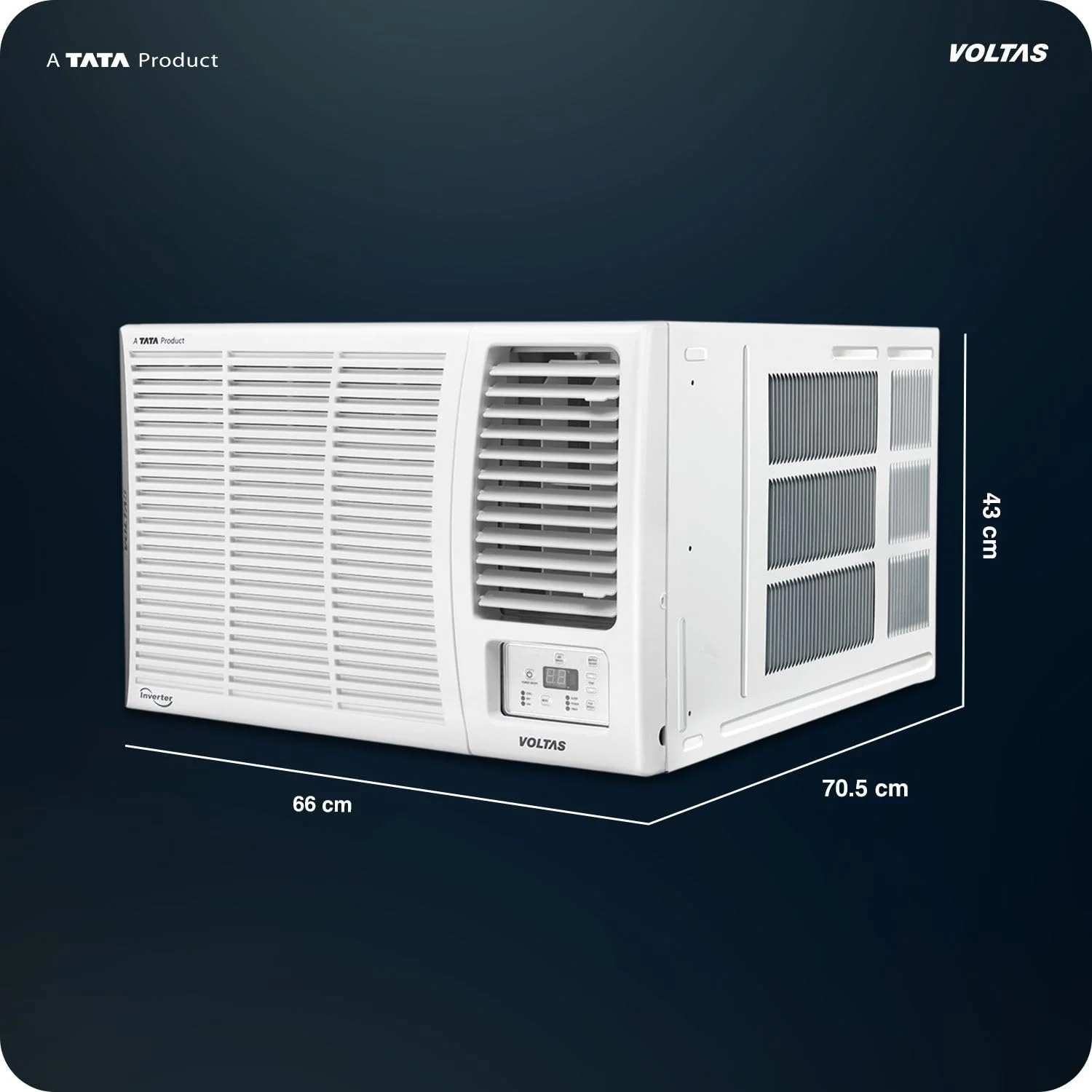 Voltas 185Inv Elite (2026 Series) 1.5 Ton 5 Star Inverter Window AC – Copper Condenser, Turbo Cooling, R32 Refrigerant, High Ambient Cooling (Made in India) - Image 5