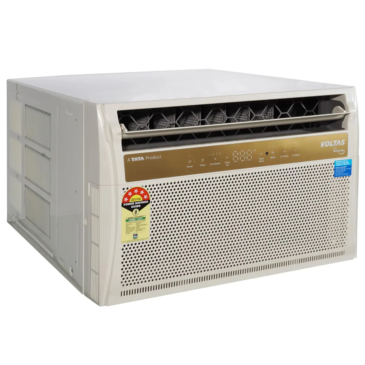 Voltas 185V Vertis Topaz 1.5 Ton 5 Star Inverter Window AC – Copper Condenser, R32 Refrigerant, High Ambient Cooling, Made in India (Open Box / Without Box) - Image 5