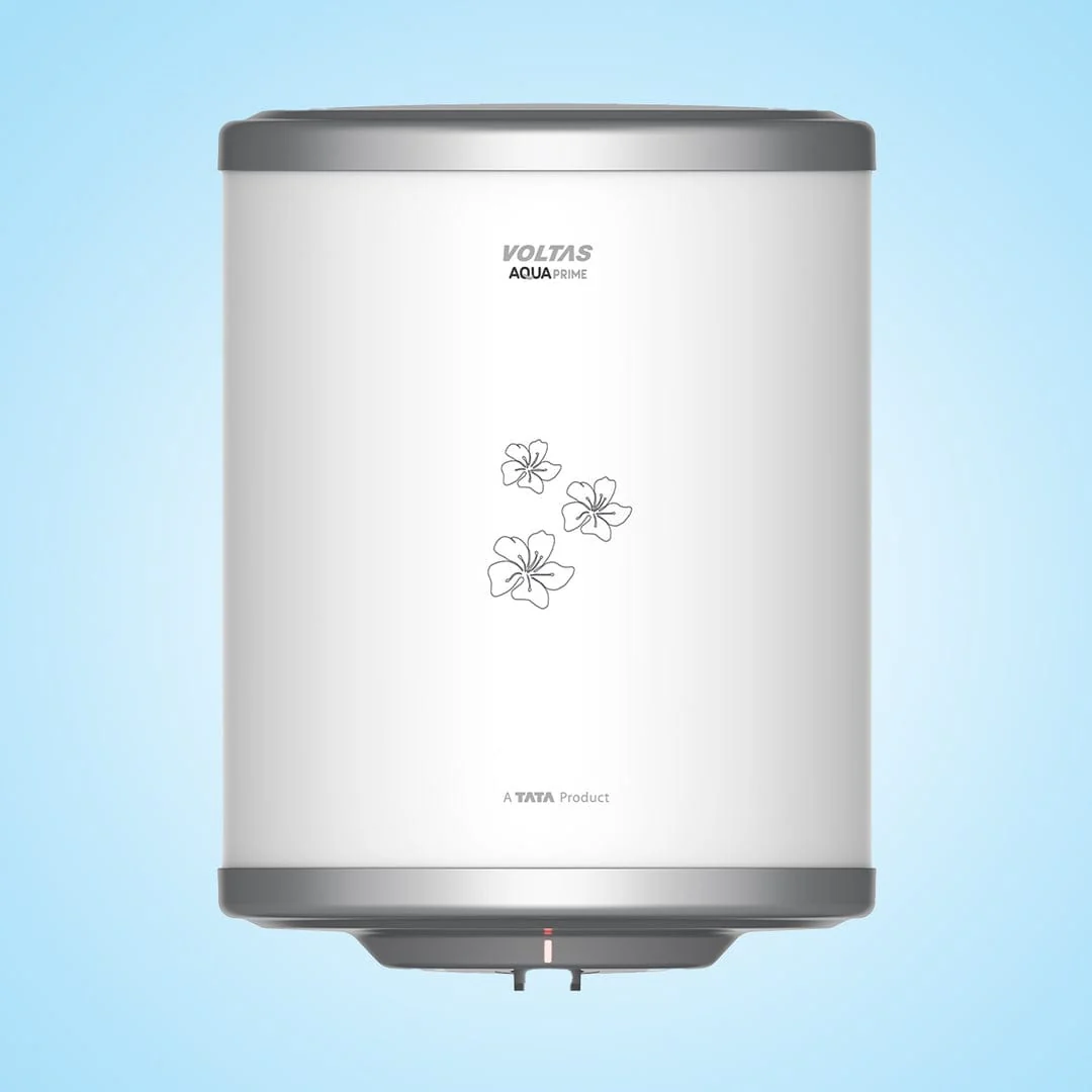 Voltas Aqua Prime 15L Water Heater 2000W, Warranty of 7 years on Tank, 3 Years on Heating Element, 2 Years on Product by Voltas|Free Installation| Free Connecting Pipe|Copper Element|8 Bar (White) - Image 3