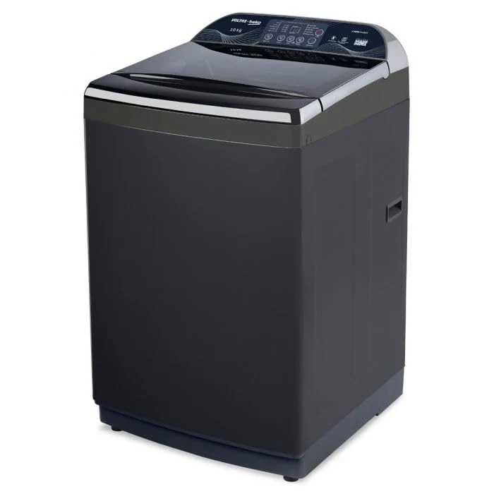 Voltas Beko 10 Kg, 5-Star, Fully Automatic Top Load Washing Machine (WTL1006UEAH / DPB0HD, Dark Grey) - Image 2