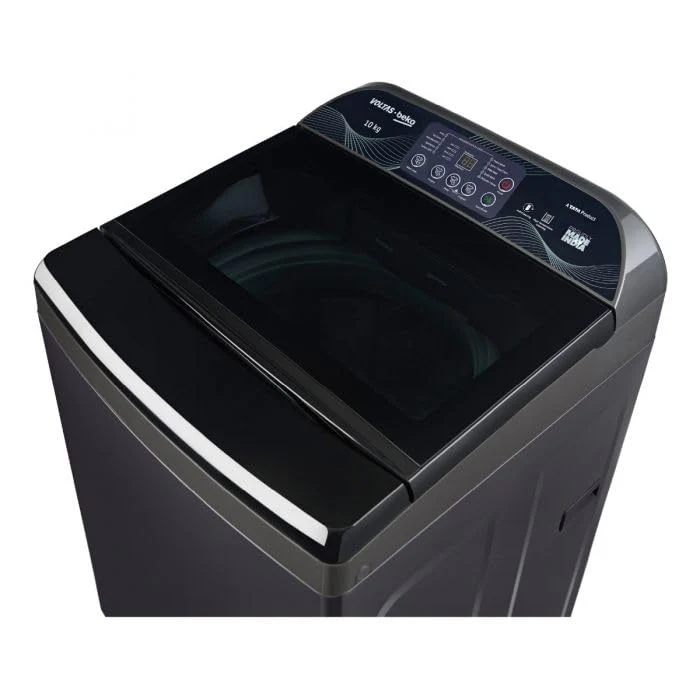 Voltas Beko 10 Kg, 5-Star, Fully Automatic Top Load Washing Machine (WTL1006UEAH / DPB0HD, Dark Grey) - Image 3