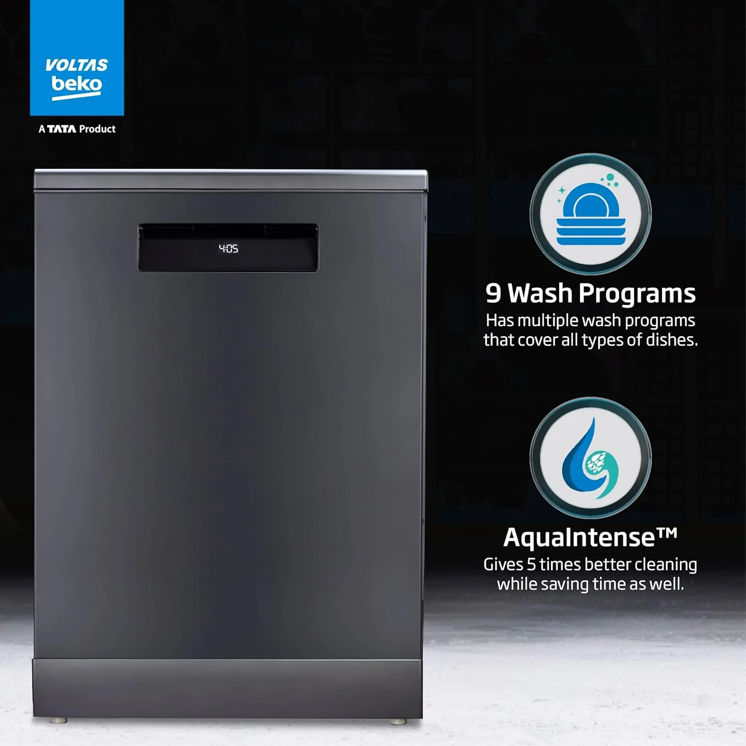Voltas Beko 15 Place Settings Dishwasher (DF15A) - Image 8