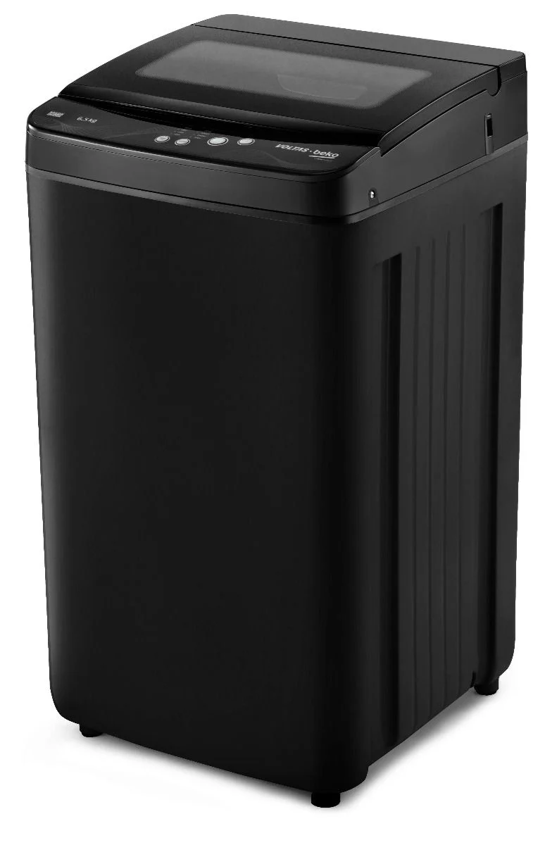Voltas Beko 6 Kg, 5-Star, Fully Automatic Top Load Washing Machine (WTL6004UEA/BPBPOA, Black) - Image 2