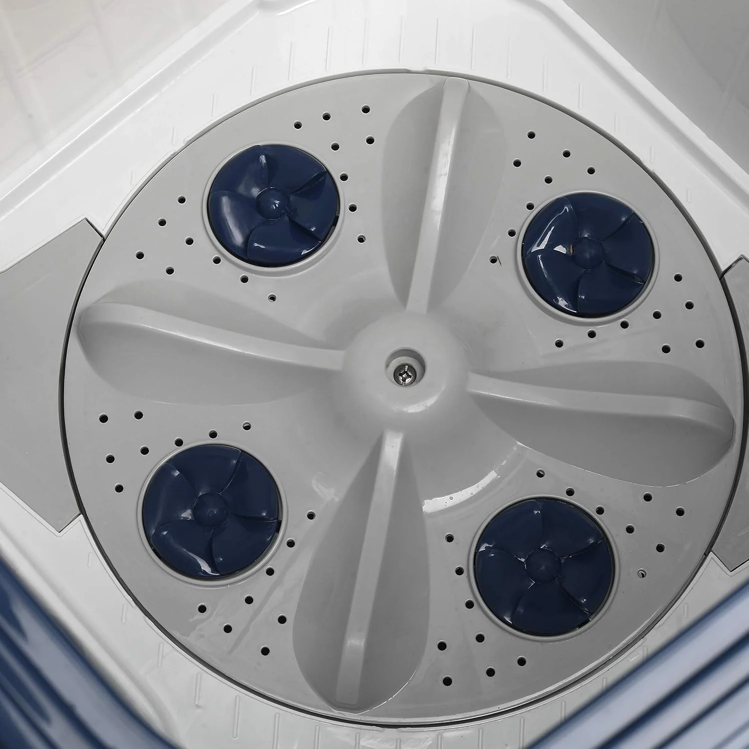 Voltas Beko 7 kg Semi-Automatic Top Loading Washing Machine Appliance, Double Waterfall (WTT70DBLT, Sky Blue) - Image 8