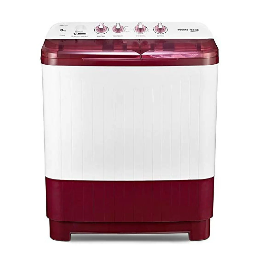 Voltas Beko 8.5 kg Semi-Automatic Top Loading Washing Machine (WTT85DBRT, Burgundy) 2020 - Image 2