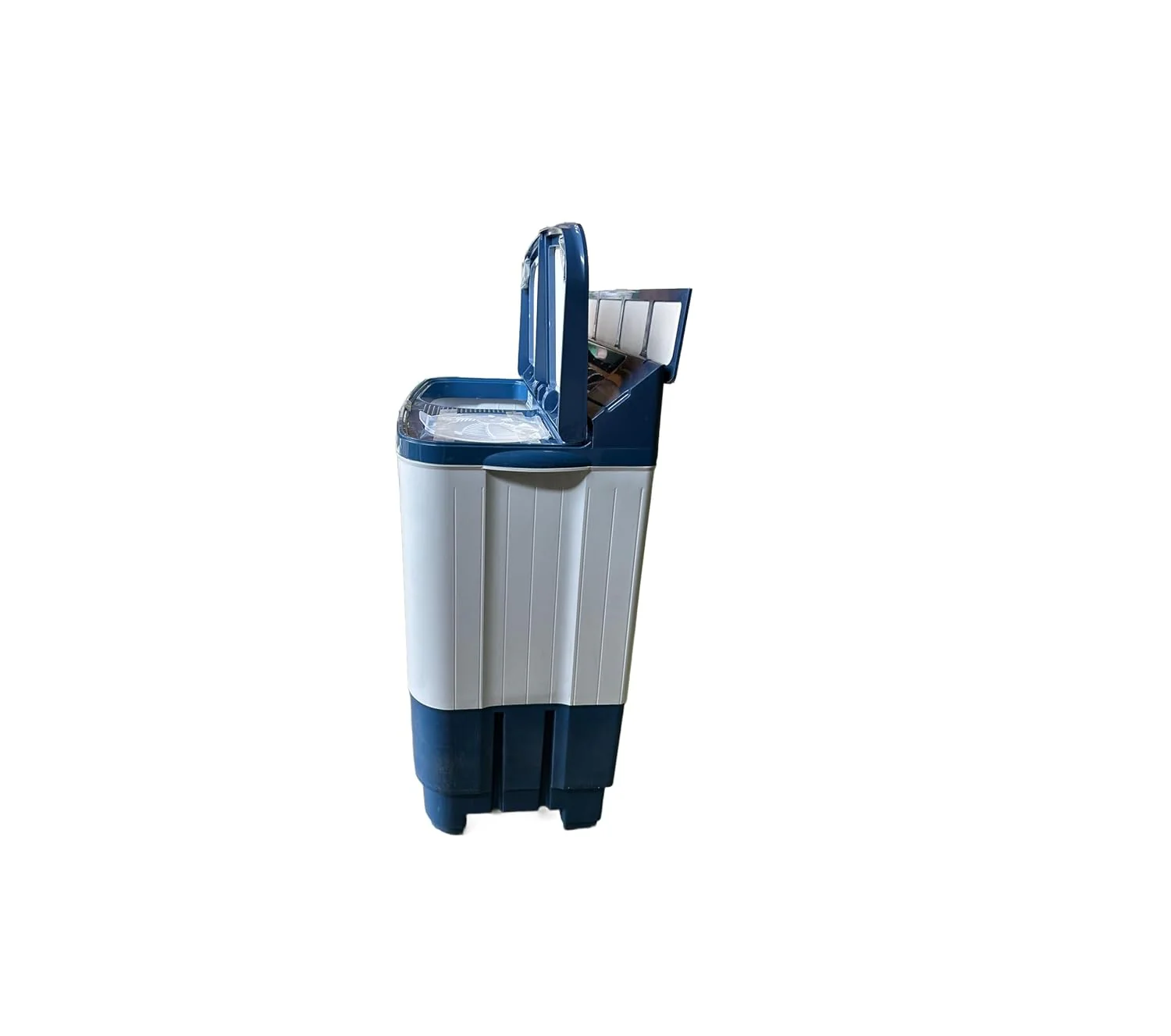 Voltas Beko 8 Kg 5 Star Semi Automatic Top Load Washing Machine (WTT80DBLG/BLSSWH5GBDE) Blue - Image 4
