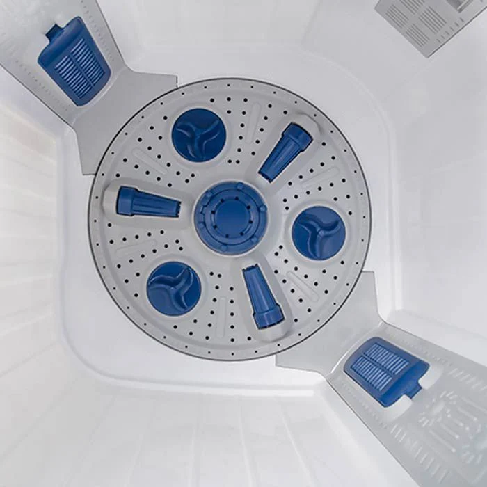 Voltas Beko 8 Kg 5 Star Semi Automatic Top Load Washing Machine (WTT80DBLG, Sky Blue) - Image 3