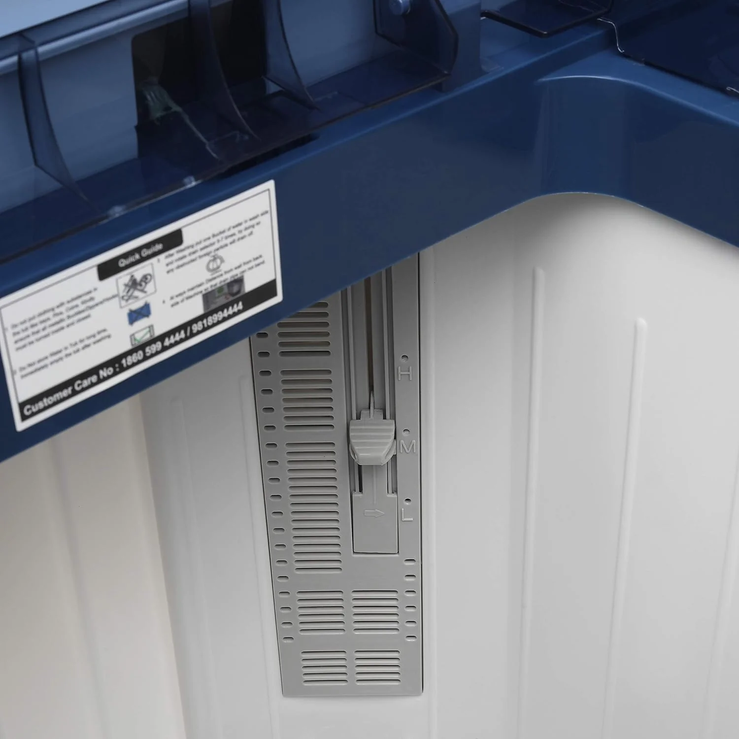 Voltas Beko 8 kg Semi-Automatic Top Loading Washing Machine, 2 Casette Filter (WTT80DBLT, Sky Blue) - Image 7