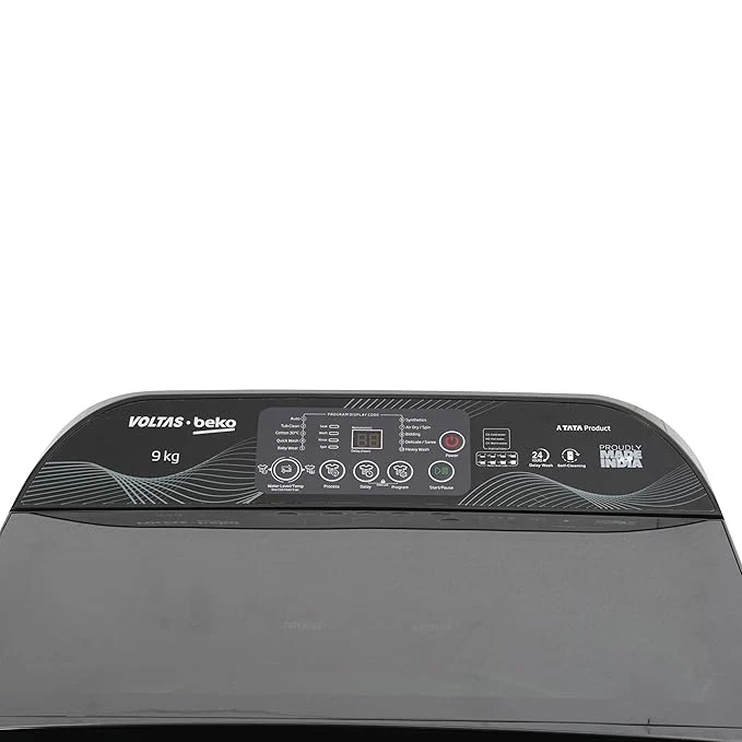 Voltas Beko, A Tata Product WTL9006UEA/SPB0OD 9 Kg 5 Star Fully-Automatic Top Loading Washing Machine (Grey) - Image 4