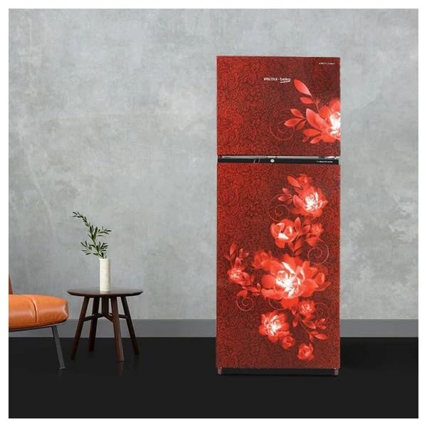 Voltas Beko RFF295D/W0CWR0I0000GD 250L 2 Star Frost Free Double Door Refrigerator Celin Wine - Image 3