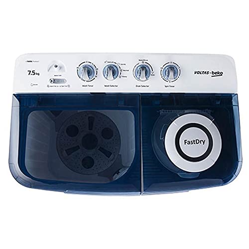 Voltas beko WTT75DBLT 7.5 kg Semi Automatic Washing Machine (Sky Blue) - Image 5