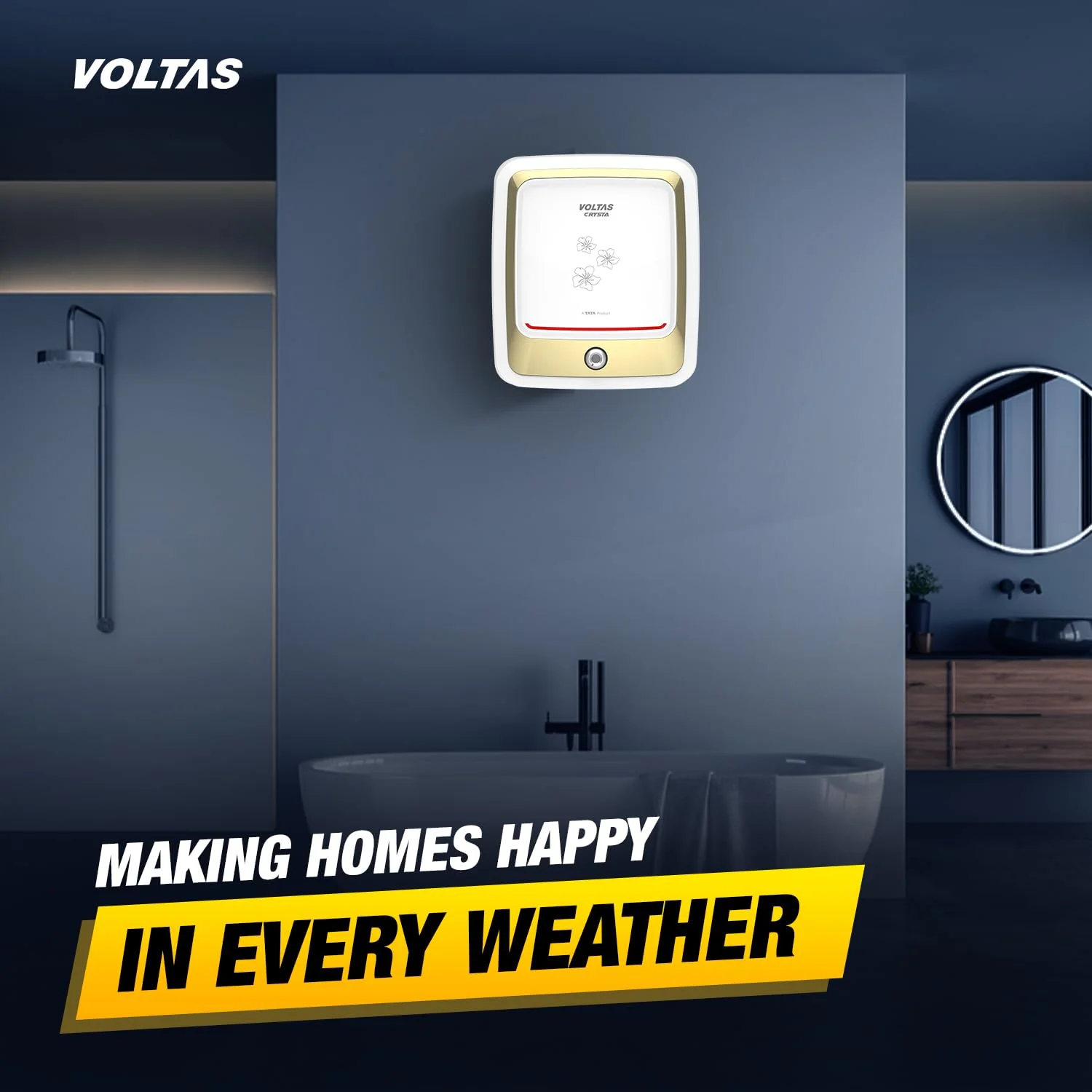 Voltas Crysta 25L 5 Star Storage Water Heater (2000W) – Model 4610056 - Image 8