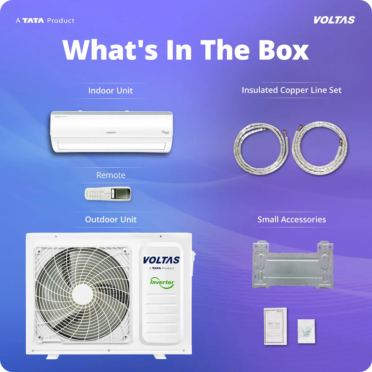 Voltas Split Air Conditioner, 1.5 Ton, 5 Star - 185INV Vertis Elite 2026 Model - Image 6