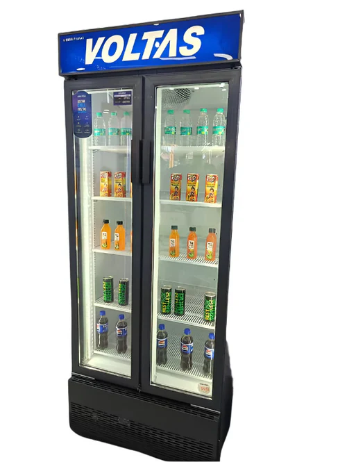 Voltas VC GT 550 DD P 550 Metallic EGRY Litre Double Door Visi Cooler | Commercial Display Refrigerator | Fan Cooling | LED Light - Image 3