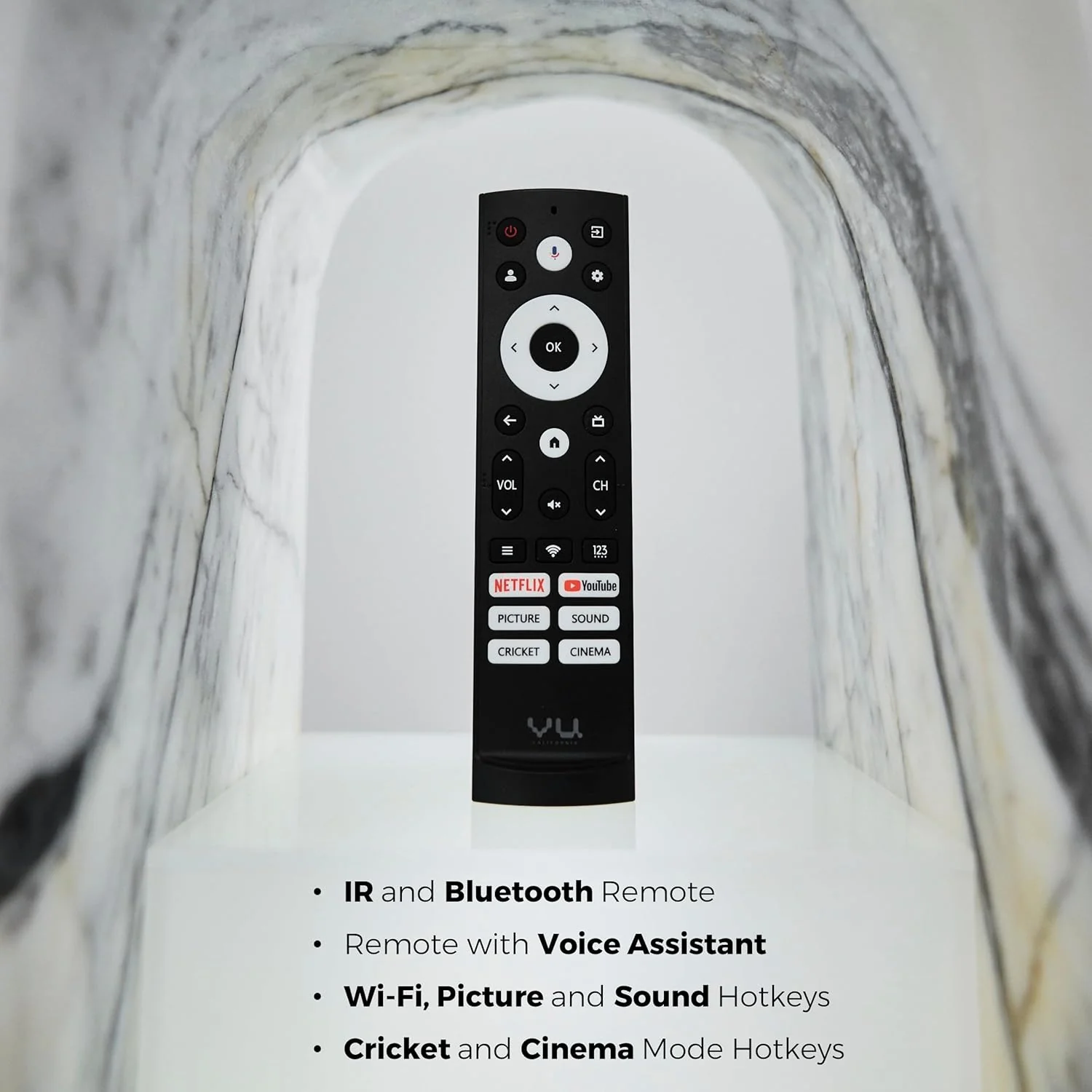 Vu 139cm (55 inches) Vibe Series 4K QLED Smart Google TV 55VIBE-DV - Image 7
