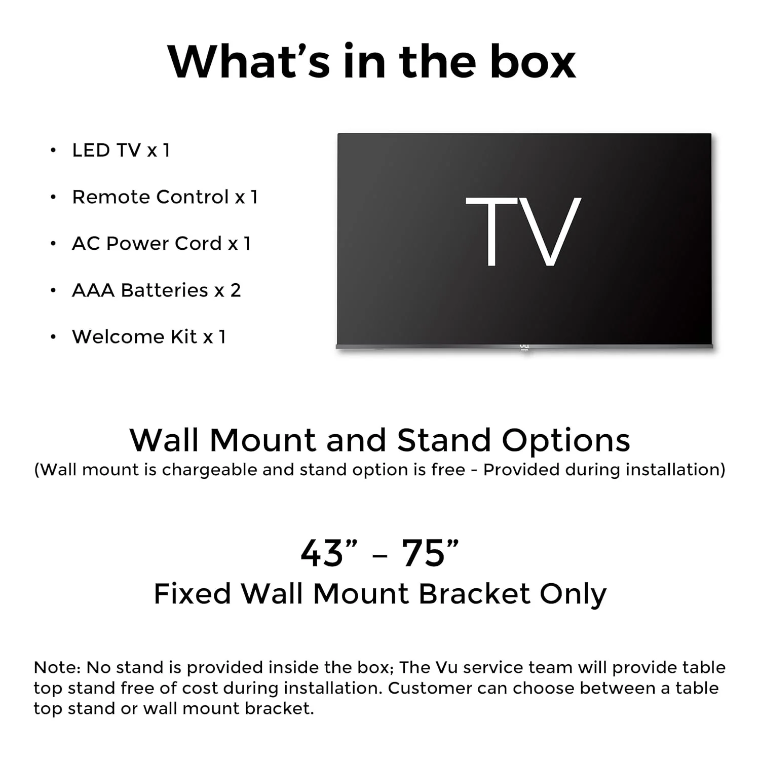 VU 164cm (65 inches) GloQLED Series 4K QLED Smart Google TV 65GLOQLED25 - Image 5