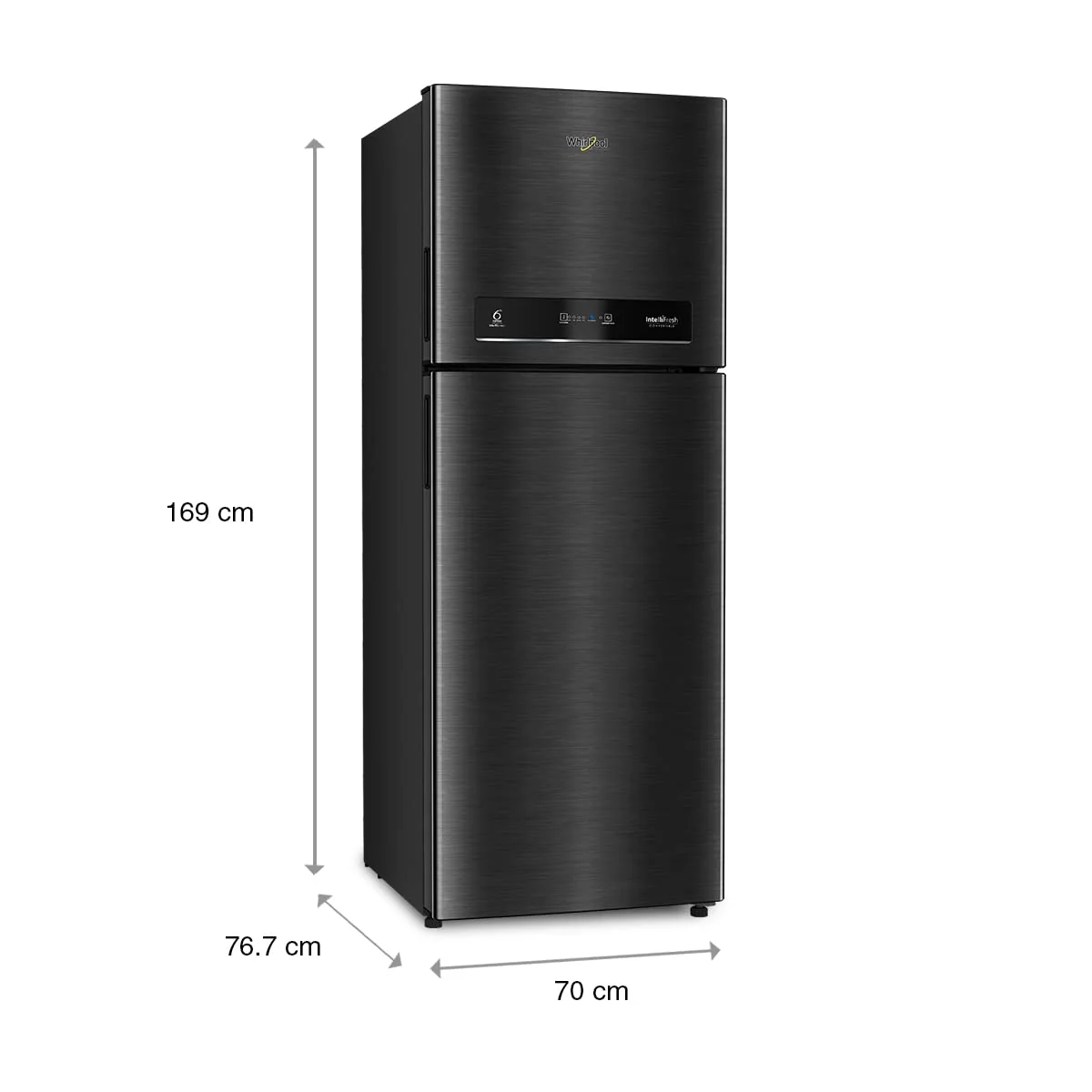 Whirlpool 467 L 2 Star IntelliFresh Convertible Inverter Frost Free Double Door Refrigerator (IF INV CNV 515 STEEL ONYX, 2s) - Image 2