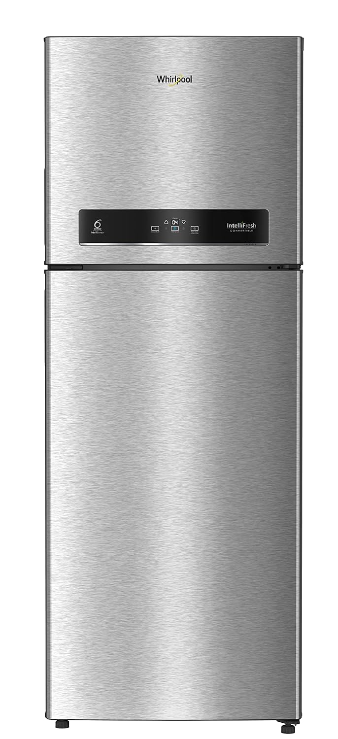 Whirlpool 467 L 3 Star Inverter Frost-Free Double Door Refrigerator (IF INV CNV PLATINA 515 ALPHA STEEL 2S)-N, Grey)