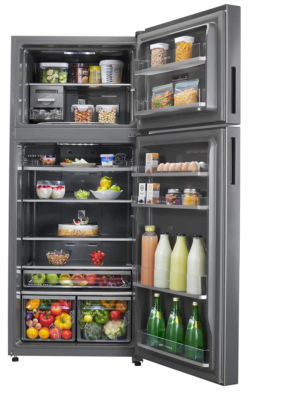 Whirlpool 467 L 3 Star Inverter Frost-Free Double Door Refrigerator (IF INV CNV PLATINA 515 ALPHA STEEL 2S)-N, Grey) - Image 2