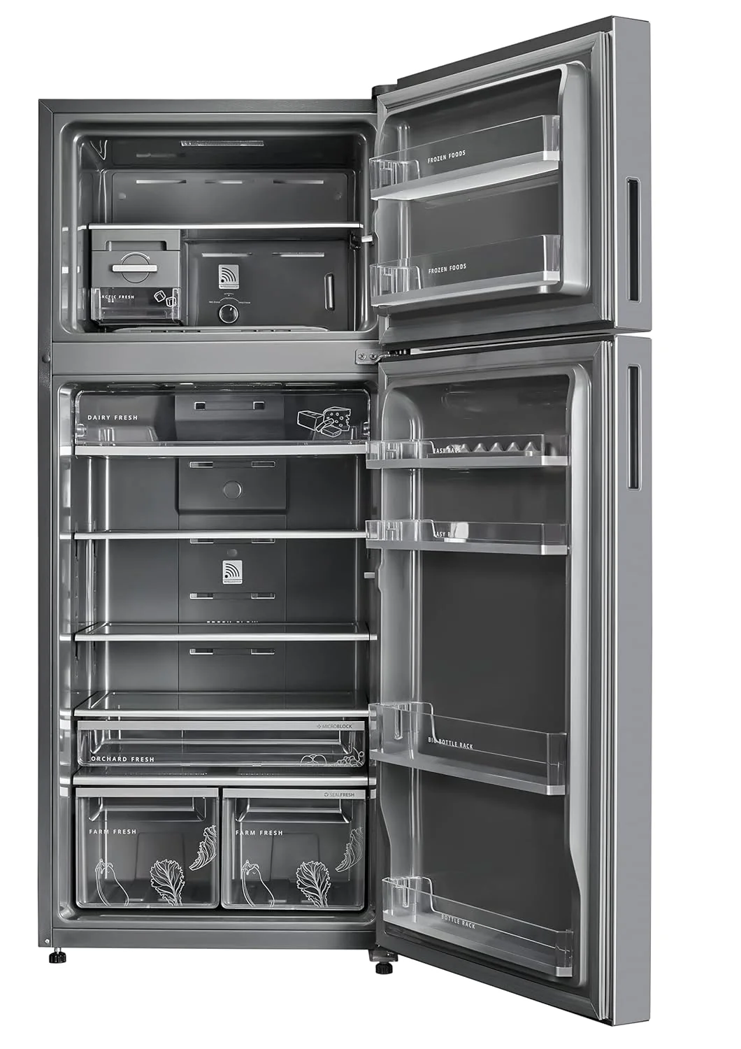 Whirlpool 467 L 3 Star Inverter Frost-Free Double Door Refrigerator (IF INV CNV PLATINA 515 ALPHA STEEL 2S)-N, Grey) - Image 3