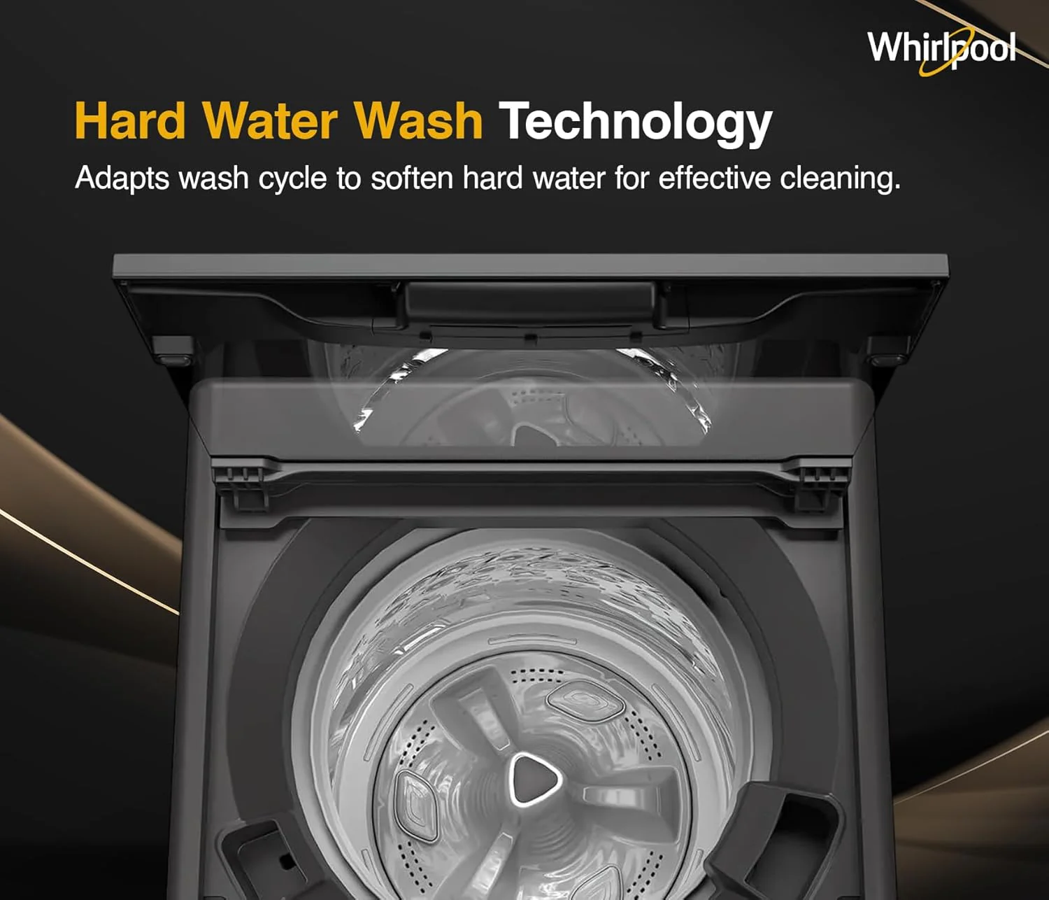Whirlpool 7.5 kg Magic Clean 5 Star Fully Automatic Top Load Washing Machine Grey (MAGIC CLEAN 7.5 GENX GREY 5YMW) - Image 6