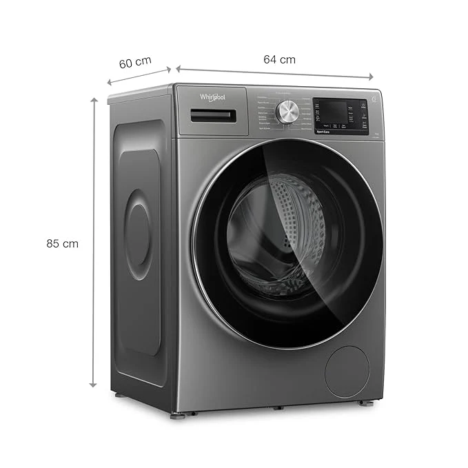 Whirlpool 7kg LCD Touch Ozone Technology Front Load Washing Machine (XO70XO7012BZV (33013)12BZV 33013)) - Image 4