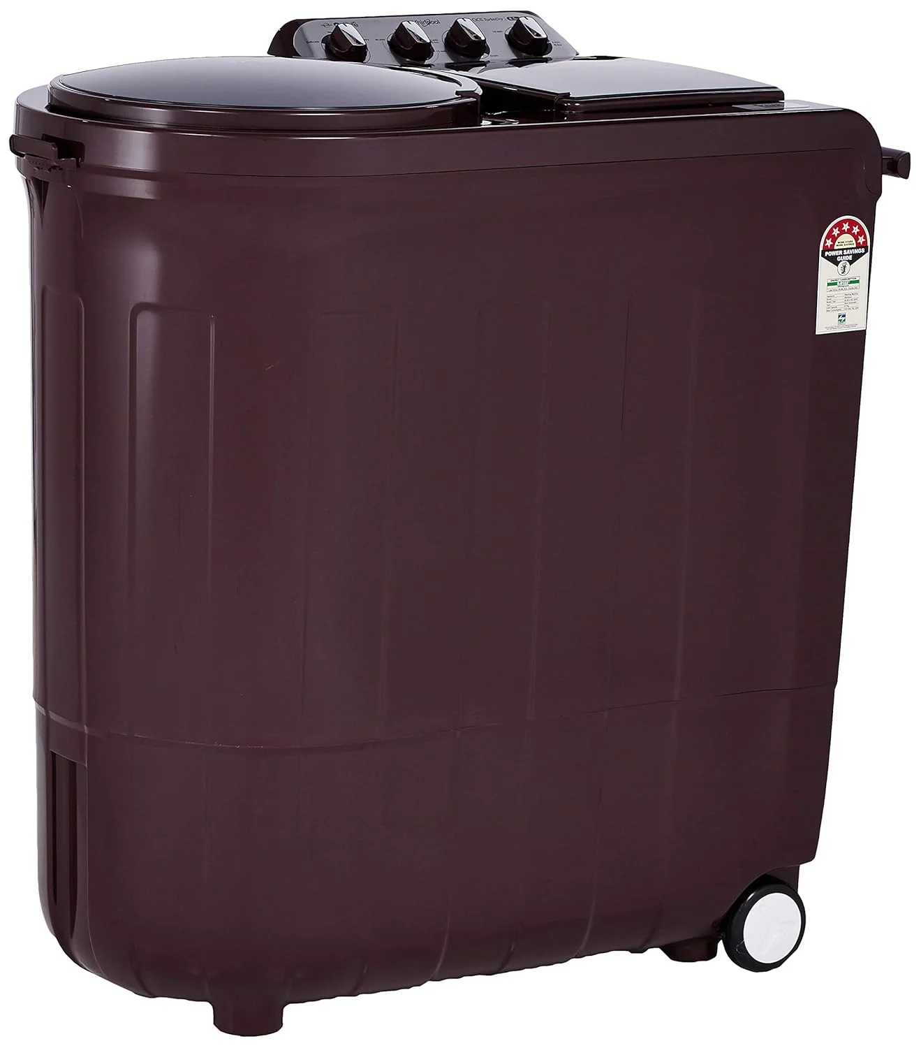 Whirlpool 8.5 Kg 5 Star Semi-Automatic Top Loading Washing Machine (ACE 8.5 TURBO DRY, Wine Dazzle) - Image 3