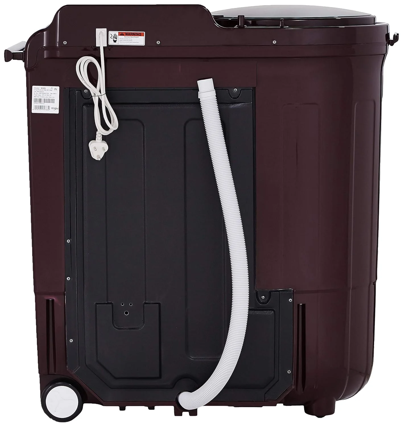 Whirlpool 8.5 Kg 5 Star Semi-Automatic Top Loading Washing Machine (ACE 8.5 TURBO DRY, Wine Dazzle) - Image 6