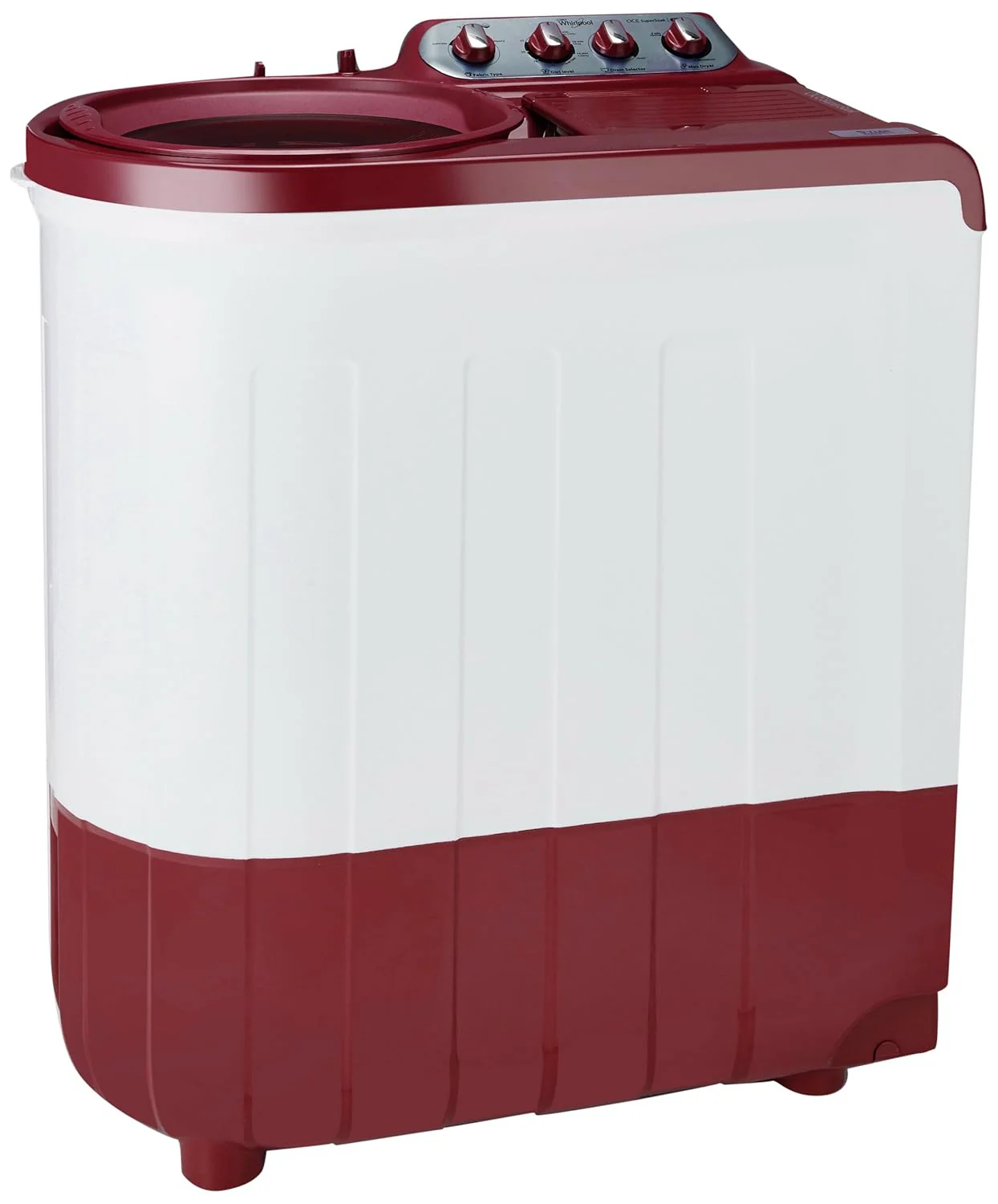 Whirlpool 8 kg 5 Star Semi-Automatic Top Loading Washing Machine (ACE SUPER SOAK 8.0, Coral Red, Supersoak Technology) - Image 3