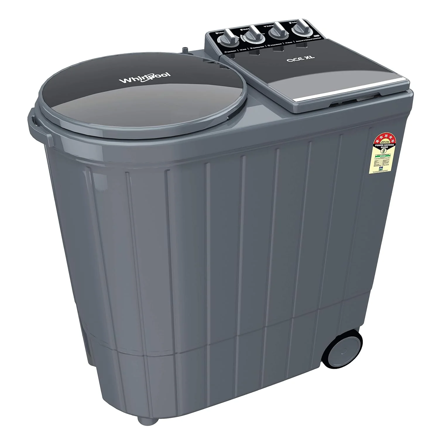 Whirlpool 9 Kg 5 Star Ace XL Semi-Automatic Top Loading Washing Machine (ACE XL 9KG DMIX GRY DAZLLE 10Y (30353)) - Image 5