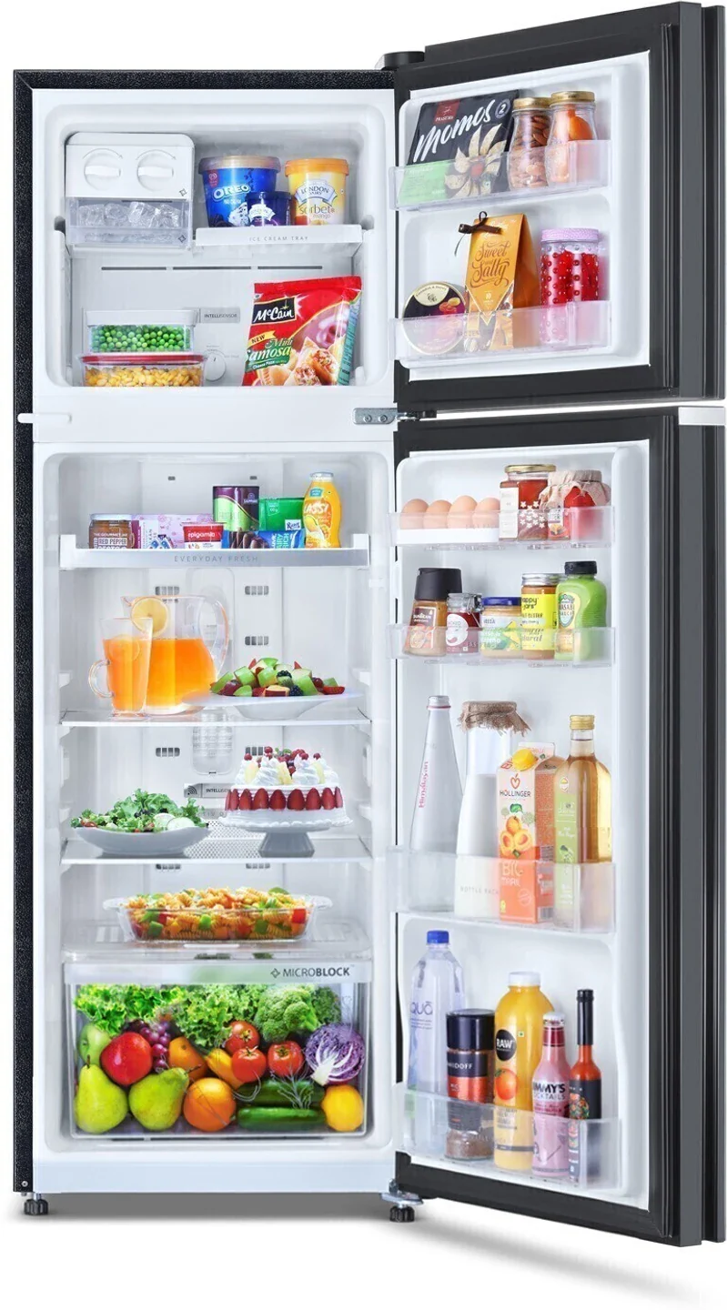 Whirlpool NeoFresh 235L 2 Star Frost Free Double Door Refrigerator | Glass Finish | Intellisense Inverter Technology | Microblock Anti-Bacterial | Fast Ice Making | 10 Year Compressor Warranty - Image 5