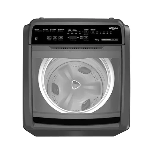 Whirlpool Whitemagic Elite 7kg 5 Star Fully Automatic Top-Load Washing Machine - Grey - Image 7